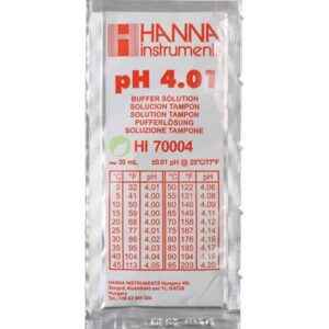 שקית נוזל כיול pH4