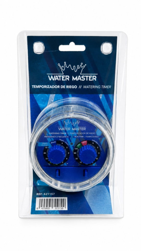 שעון השקיה אנלוגי Water Master דגם 421157 באריזה